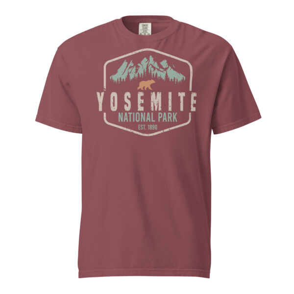 Yosemite National Park Badge Comfort Colors Shirt - Image 5