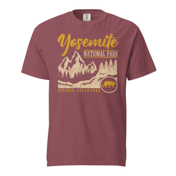 Yosemite National Park Adventure Comfort Colors Shirt - Image 5