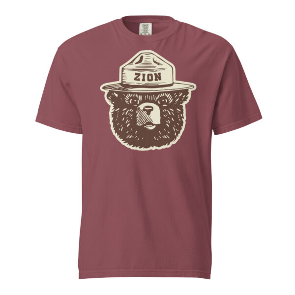 Zion National Park Smokey Hat Comfort Colors Shirt - Image 5