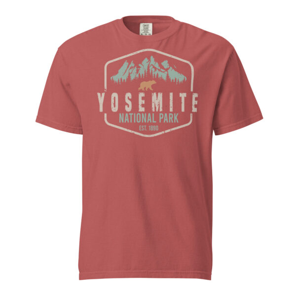 Yosemite National Park Badge Comfort Colors Shirt - Image 7