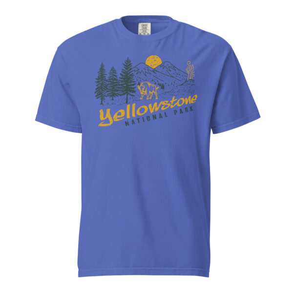 Yellowstone National Park Evening Stroll Comfort Colors Shirt - Image 7