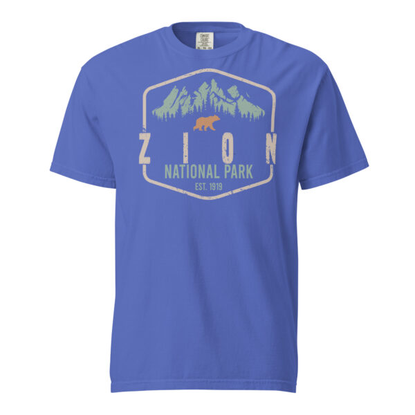 Zion National Park Badge Est. Comfort Colors Shirt - Image 6