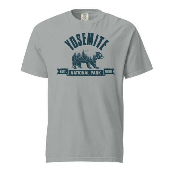 Yosemite National Park Bear Country Ribbon Comfort Colors Shirt - Image 11