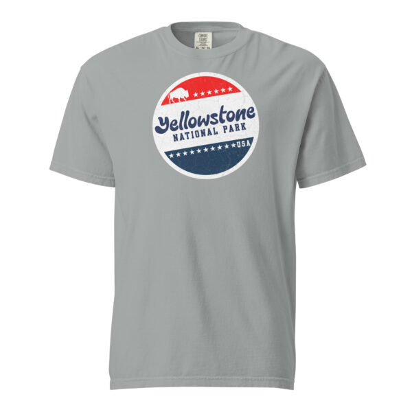 Yellowstone National Park Red White & Blue Comfort Colors Shirt - Image 10