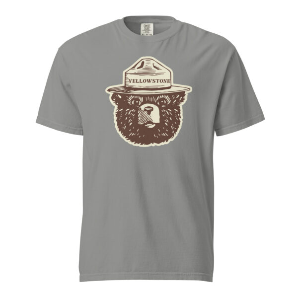 Yellowstone National Park Smokey Hat Comfort Colors Shirt - Image 9