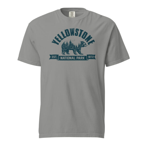 Yellowstone National Park Bear Country Ribbon Comfort Colors Shirt - Image 8