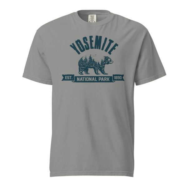 Yosemite National Park Bear Country Ribbon Comfort Colors Shirt - Image 9