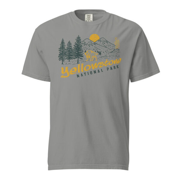 Yellowstone National Park Evening Stroll Comfort Colors Shirt - Image 11