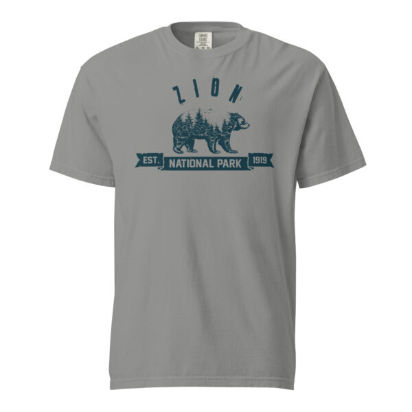 Zion National Park Bear Country Ribbon Comfort Colors Shirt - Image 8