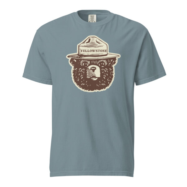 Yellowstone National Park Smokey Hat Comfort Colors Shirt - Image 8