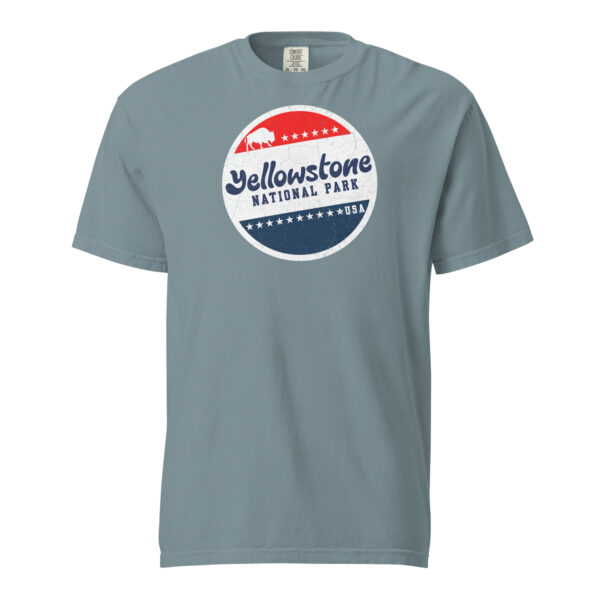 Yellowstone National Park Red White & Blue Comfort Colors Shirt - Image 7