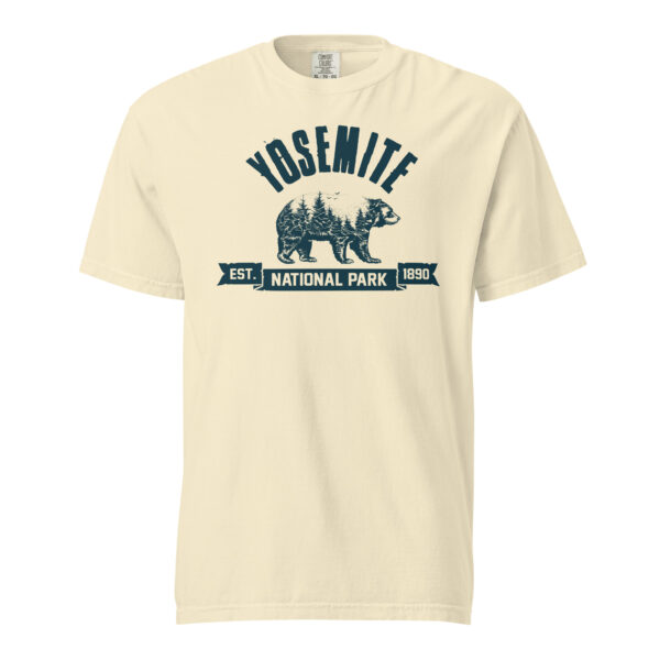 Yosemite National Park Bear Country Ribbon Comfort Colors Shirt - Image 13