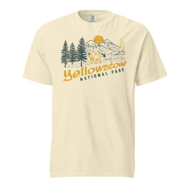 Yellowstone National Park Evening Stroll Comfort Colors Shirt