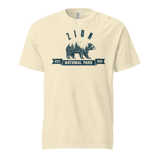 Zion National Park Bear Country Ribbon Comfort Colors Shirt - Image 13