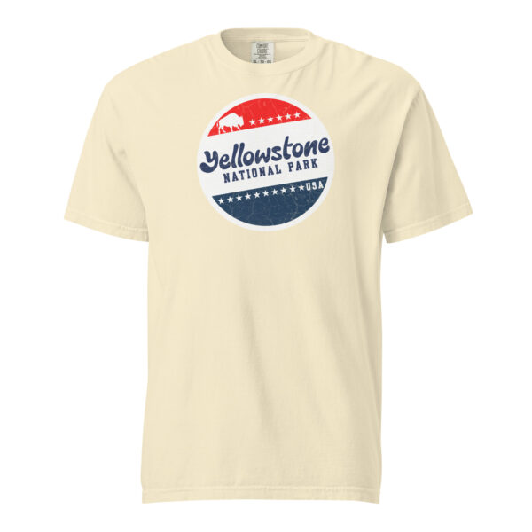 Yellowstone National Park Red White & Blue Comfort Colors Shirt - Image 11