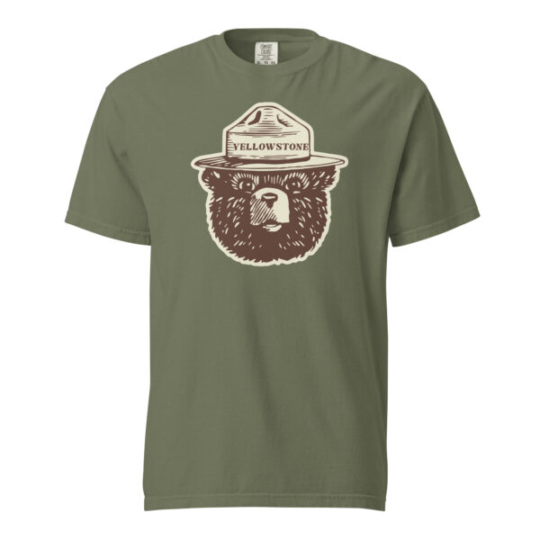 Yellowstone National Park Smokey Hat Comfort Colors Shirt