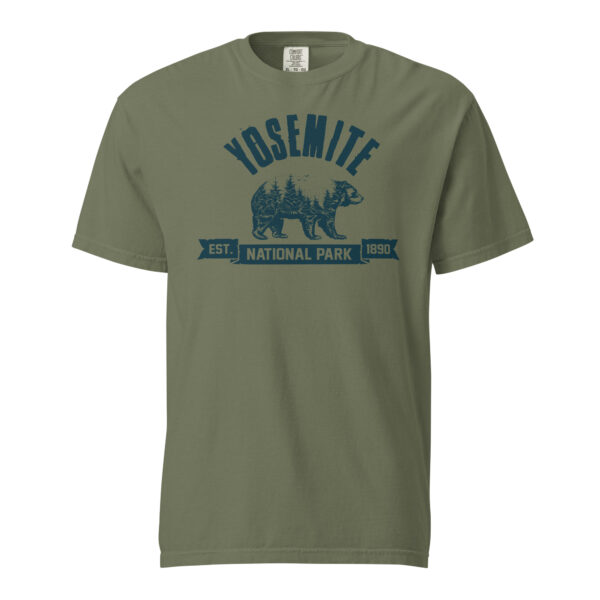 Yosemite National Park Bear Country Ribbon Comfort Colors Shirt - Image 7