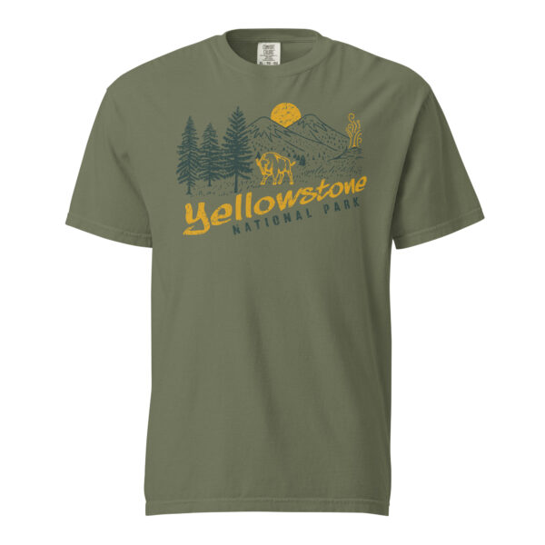 Yellowstone National Park Evening Stroll Comfort Colors Shirt - Image 8