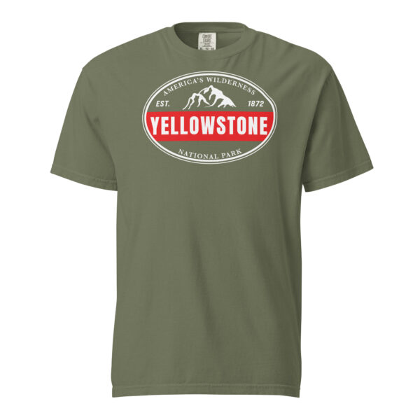 Yellowstone National Park Established Bar Comfort Colors Shirt