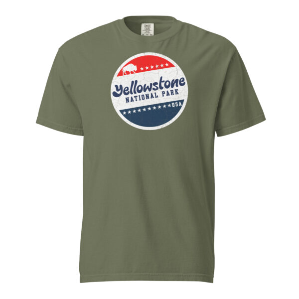 Yellowstone National Park Red White & Blue Comfort Colors Shirt - Image 6