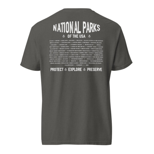 USA National Parks Explorer 63 Comfort Colors Shirt - Image 7