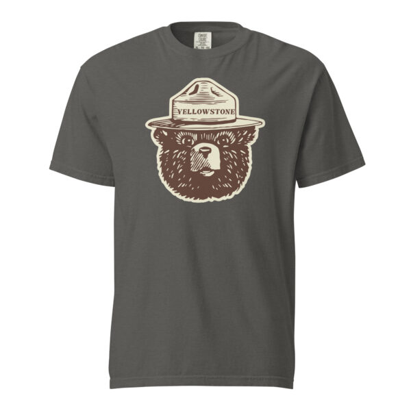 Yellowstone National Park Smokey Hat Comfort Colors Shirt - Image 4