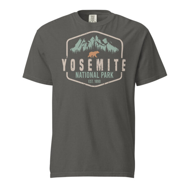 Yosemite National Park Badge Comfort Colors Shirt - Image 4