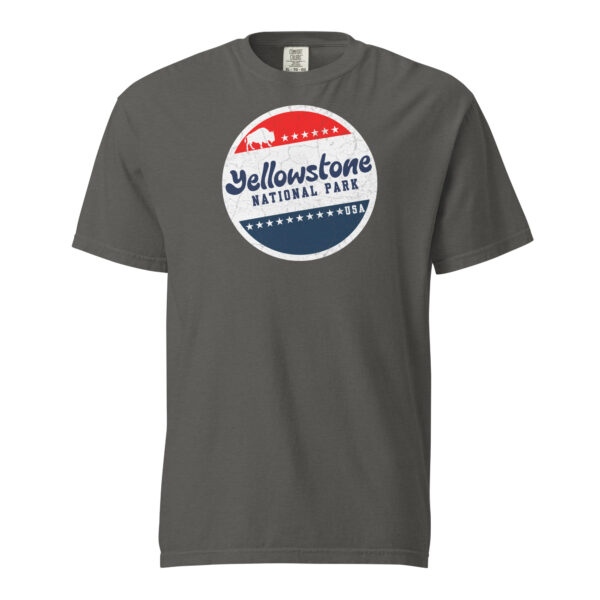 Yellowstone National Park Red White & Blue Comfort Colors Shirt - Image 4