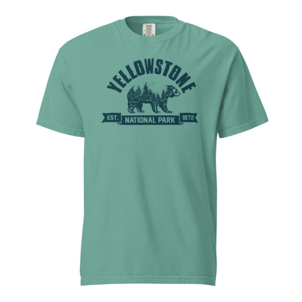 Yellowstone National Park Bear Country Ribbon Comfort Colors Shirt - Image 10