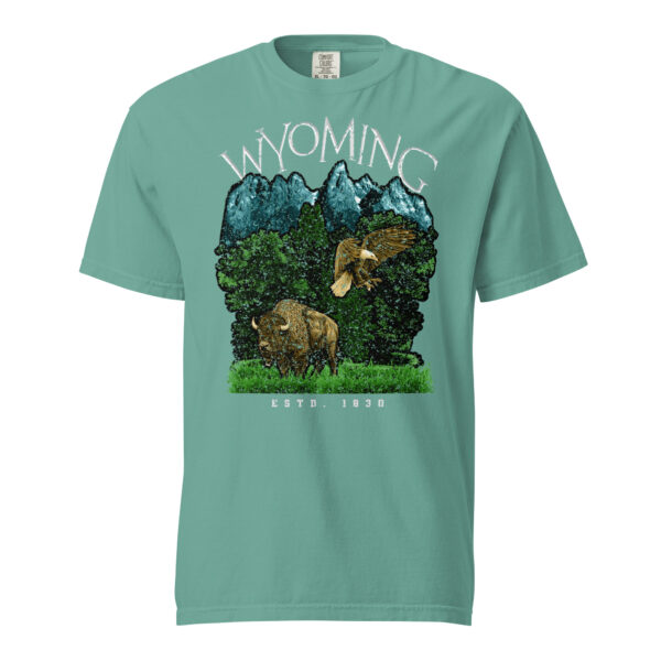 Wild Wyoming Established Comfort Colors Shirt - Image 11