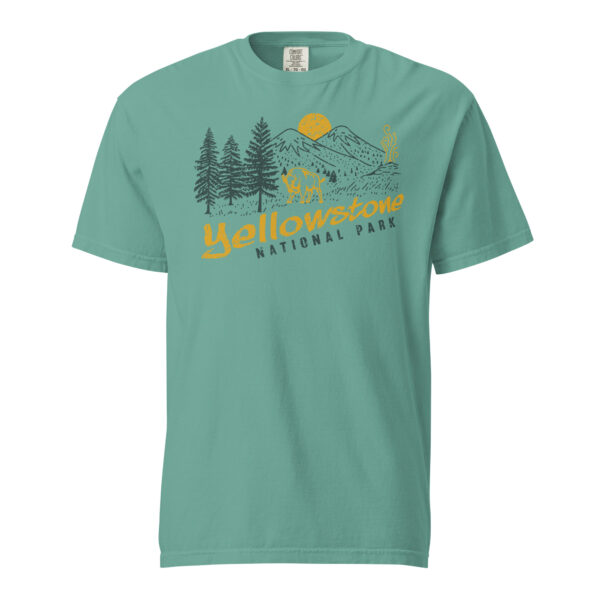 Yellowstone National Park Evening Stroll Comfort Colors Shirt - Image 13