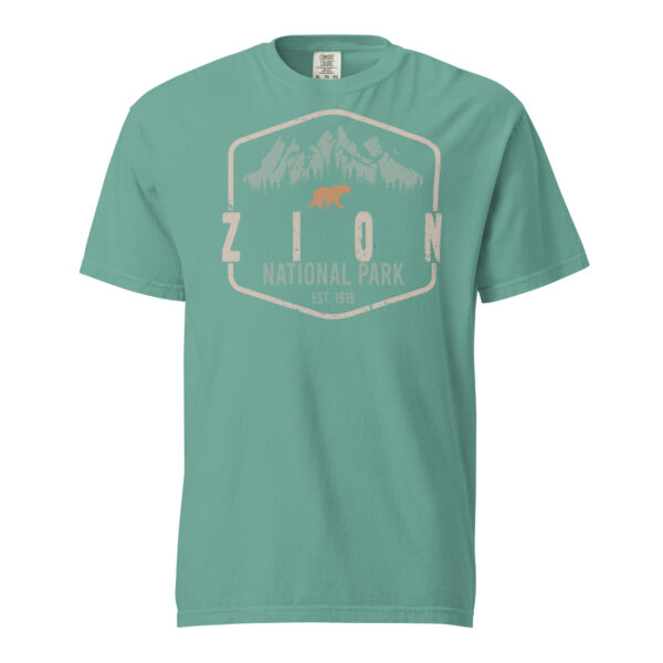 Zion National Park Badge Est. Comfort Colors Shirt - Image 12