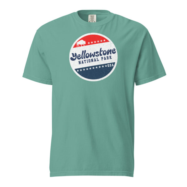 Yellowstone National Park Red White & Blue Comfort Colors Shirt - Image 9