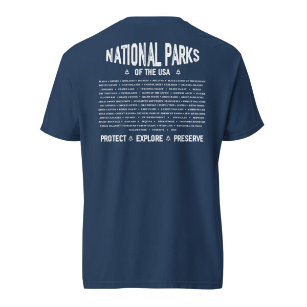 USA National Parks Explorer 63 Comfort Colors Shirt - Image 5