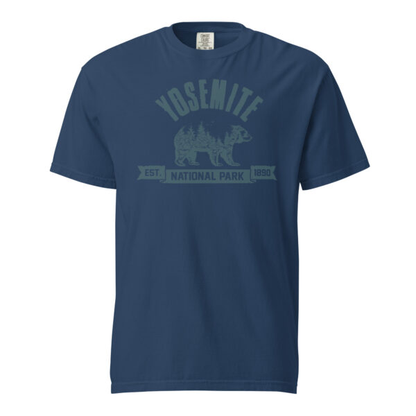 Yosemite National Park Bear Country Ribbon Comfort Colors Shirt - Image 2