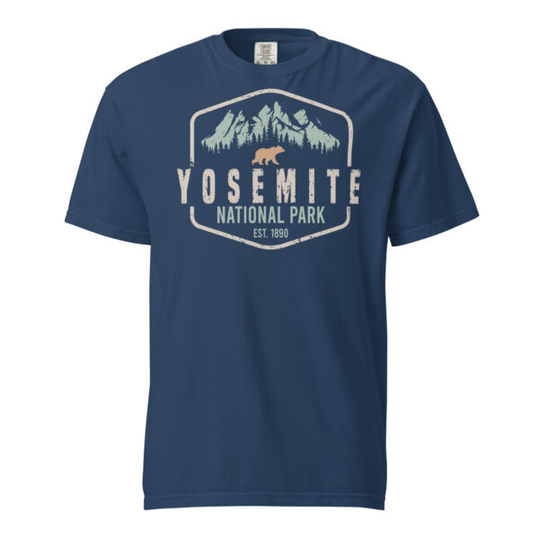 Yosemite National Park Badge Comfort Colors Shirt - Image 3