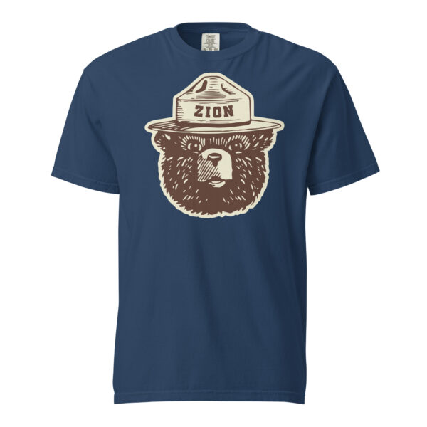 Zion National Park Smokey Hat Comfort Colors Shirt - Image 3