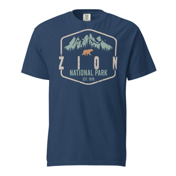 Zion National Park Badge Est. Comfort Colors Shirt