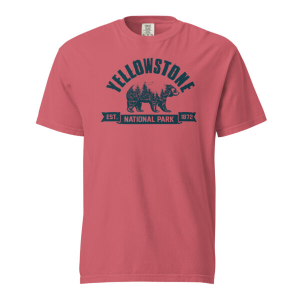 Yellowstone National Park Bear Country Ribbon Comfort Colors Shirt - Image 6