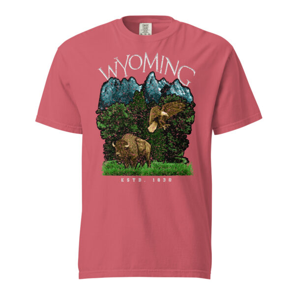 Wild Wyoming Established Comfort Colors Shirt - Image 8