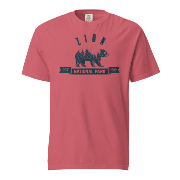 Zion National Park Bear Country Ribbon Comfort Colors Shirt