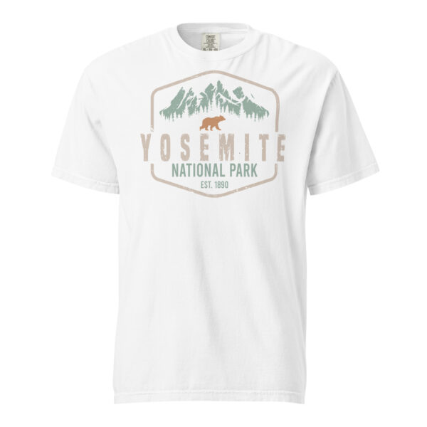 Yosemite National Park Badge Comfort Colors Shirt - Image 14