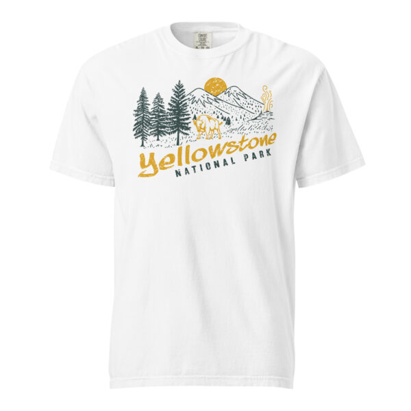 Yellowstone National Park Evening Stroll Comfort Colors Shirt - Image 14