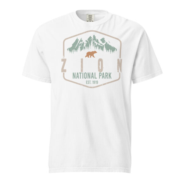 Zion National Park Badge Est. Comfort Colors Shirt - Image 13