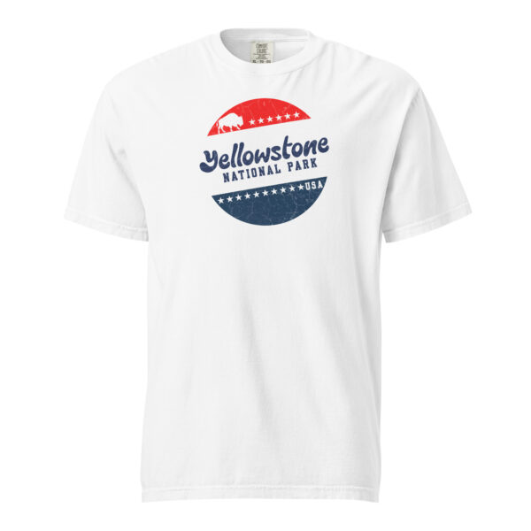 Yellowstone National Park Red White & Blue Comfort Colors Shirt - Image 12