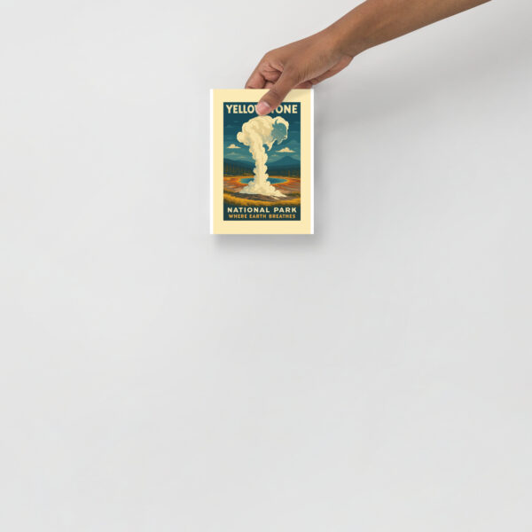 Yellowstone National Park Poster - Where Earth Breathes - Image 2