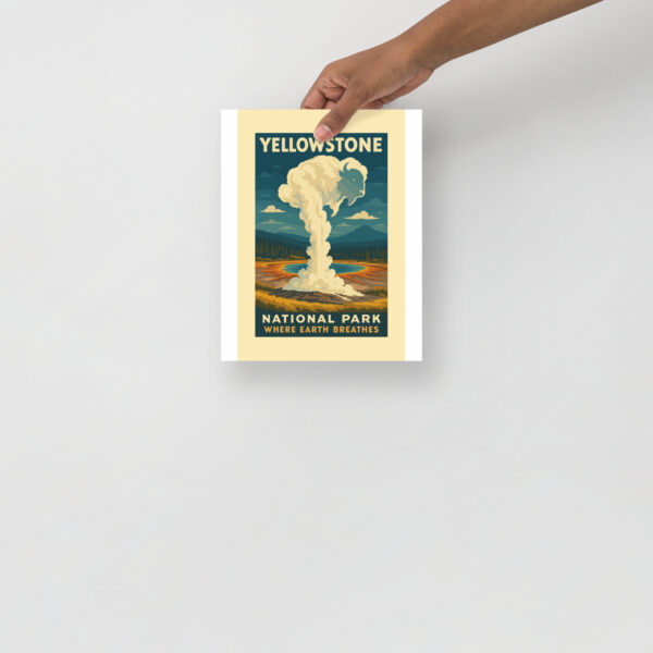 Yellowstone National Park Poster - Where Earth Breathes - Image 14