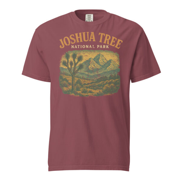 Joshua Tree National Park Poster Comfort Colors Shirt - Image 3